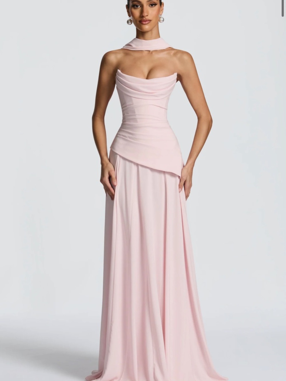 Babyboo Fashion Patricia Maxi Dress Blush